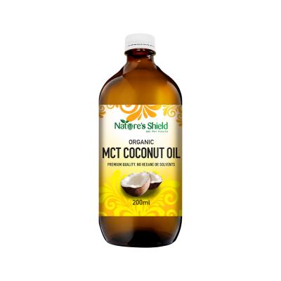 Nature's Shield Organic MCT Coconut Oil 200ml